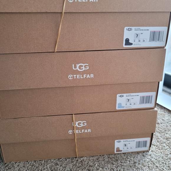 UGG X Telfar blue boots W8M7 - Picture 9 of 9